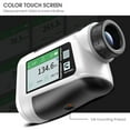 thumbnail image 3 of yeacher KM-C600H Touchscreen Golf Rangefinder with Color LCD Display, 600/800m Range, 6X Magnification, Voice Broadcast, and Multi-Functional Modes for Outdoor Activities (White), 3 of 6