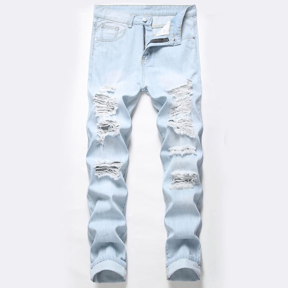 Jeans for Men 2023 Classic Moto New Fashion Have Pockets Button Zipper Personality Denim Trend Jeans Mens' Judy Blue Jeans on Clearance