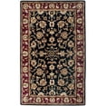 thumbnail image 2 of Alora Decor Sareena 5' x 8' Border Black Burgundy Sage Tan Off White Area Rug, 2 of 5