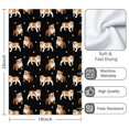 thumbnail image 3 of 2 Pcs Funny Kitchen Towels,Bulldog Dog and Footprints Microfiber Dish Towels,Kitchen Tea Towels,Kitchen Towel Set (18" X 26"), 3 of 3