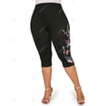 thumbnail image 4 of Leggings Talla Extra Capri Estampado Bandera de Estados Unidos Rosegal Leggings de talla grande, 4 of 5