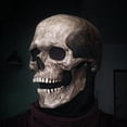 thumbnail image 4 of White Skull, Máscara de Craneo de Calavera Calaca, Máscaras de Calaveras de la Muerte Ideal para Halloween y Día de Muertos, 4 of 5