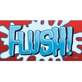 thumbnail image 3 of Gango Home Decor Contemporary Superhero Flush! & Superhero Wash!; Two 18x8in Art Prints in Black Frames, 3 of 6