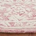 thumbnail image 3 of SAFAVIEH Metro Amias Medallion Area Rug, Pink/Ivory, 6' x 6' Round, 3 of 8