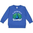 thumbnail image 2 of Inktastic Peacock Toddler Sweatshirt, 2 of 4
