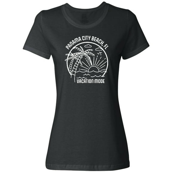 Inktastic Summer Vacation Mode Panama City Beach Florida Women's T-Shirt
