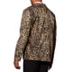 thumbnail image 3 of Blazer impreso de animales Inspire Chic para hombres, corte slim fit, con un botón, chaquetas deportivas XL marrón, 3 of 5