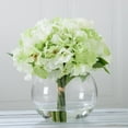 thumbnail image 4 of Pure Garden Hydrangea Artificial Floral Arrangement with Vase, 4 of 11