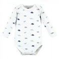 thumbnail image 4 of Hudson Baby Cotton Long-Sleeve Bodysuits, 3- Pack, Newborn- 24 Months, 4 of 5