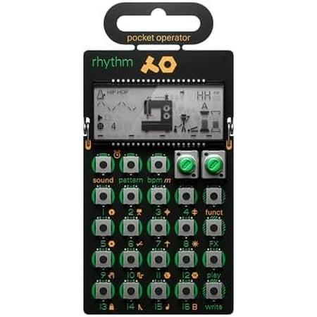 pocket operator PO-12 rhythm, drum machine and sequencer with parameter locks and punch-in effects$$Musical Instruments