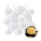 thumbnail image 1 of Lámparas Redondas de papel BELUG Pantallas Chinas decoración 13 pzs blanco, 1 of 3