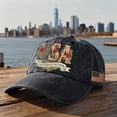 thumbnail image 2 of 250 Anniversary USA Hat United States 250th Anniversary Adjustable Patriotic Baseball Cap Commemorative American Heritage,Black, 2 of 6