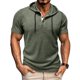 thumbnail image 1 of pstuiky camisetas de manga corta para hombre, Camiseta informal de manga corta con cuello redondo y botones de color liso para hombre camisetas de hombre xxl, 1 of 8