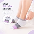 thumbnail image 5 of COOPLUS 10 Pairs Ankle Socks for Women Low Cut Lightweight Breathable Athletic Running Socks for Women, 5 of 8