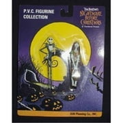 Angle View: nightmare before christmas jack & sally pvc figure set by jun planning