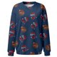 thumbnail image 2 of Gibobby Sudadera navideña mujer Blusa de sudadera estampada con cuello redondo y manga larga para entrenamiento diario en casa y al libre para mujer(Marina,CH), 2 of 5
