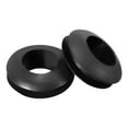 thumbnail image 1 of Unique Bargains Wire Protector Oil Resistant Armature Rubber Grommet 8mm Mounting 300 Pcs, Black, 1 of 3
