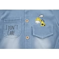 thumbnail image 3 of Baby Boys' Casual Summer Two Piece Casual Set 1-6 Year Old Baby Clothing Baby Boys' Clothing Denim Two Piece Set, 3 of 5