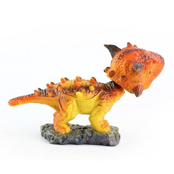 LEORX MultiColored Plastic Dinosaur Decor for Home and Car, Creative Small Figurines and Toys, Perfect Gift