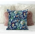 thumbnail image 2 of 18" Blue Turquoise Springtime Suede Throw Pillow, 2 of 2