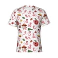 thumbnail image 4 of Vsdgher Cute Animal Print Men's Dry Fit Mesh Athletic Shirts Moisture Wicking Tennis T-Shirt Tops, 4 of 9