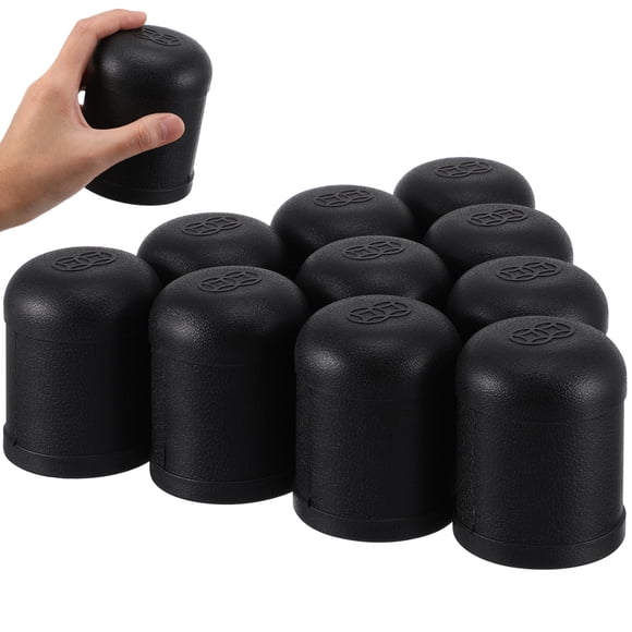 SHISUYAN 10PCS Game Use Dice Cup Black Cylindrical Dice Box Plastic Funny Dice Box KTV Game Tool
