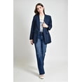 thumbnail image 5 of Blazer manga 3/4 Roman Fashion /Juvenil, 12255 (Azul marino) azul marino CH, 5 of 5
