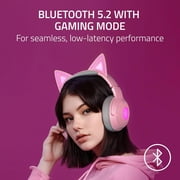 Razer Kraken Kitty V2 BT - Headset - full size - Bluetooth - Wireless - Quartz