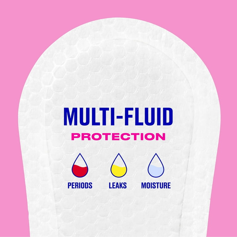 Carefree Panty Liners, Regular, Unscented, Wrapped, 8 Hour Odor Control, 54 Ct