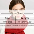 thumbnail image 6 of Winter Scarf for Women Fitness Necklace Neck Warm Fall Fashion Must Have VintageWomen's Scarves & WrapsRed, 6 of 8