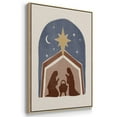 thumbnail image 3 of Boho Nativity I - Framed Gallery Wrapped Holiday Canvas - 25 x 37 - Natural Wood Frame, 3 of 8