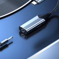 thumbnail image 3 of 2 en 1, USB tipo C a adaptador de audio de 3,5 mm / cargador PD 60 W de carga Cable de carga rápida 3 puertos, cable AUX para teléfono con tableta, Sunnimix Cable adaptador de audio, 3 of 5