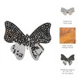 thumbnail image 6 of 'Butterfly Figurine with Mosaic Glass Inlay - Handcrafted Mango Wood Decor - Glam Style Accent for Home, Office, Bedroom & Living Room - 8" White', 6 of 13