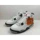thumbnail image 4 of Ni-k-e Air Jordan 4 Retro Sneakers Men’s Size 11.5 “White Cement" FV5029-100, 4 of 5