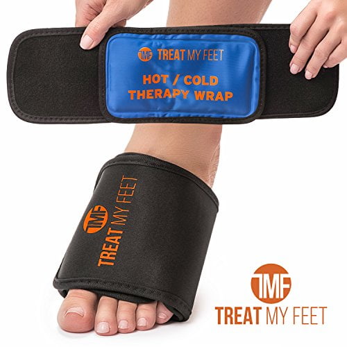 Hot/Cold Therapy Foot Arch Wrap Instant Relief for foot pain, strains