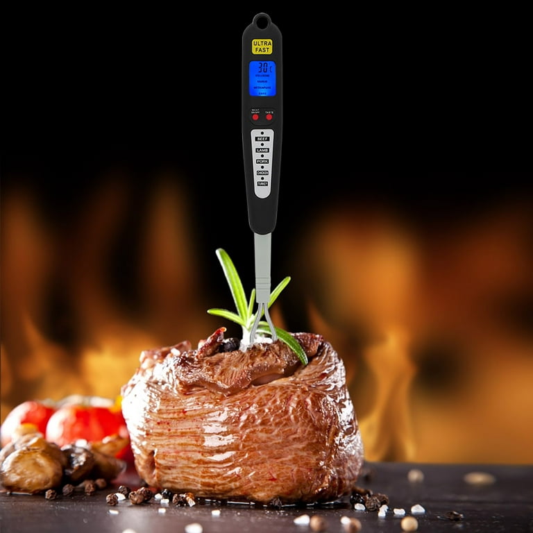 Kitchen Ultra Digital Meat Thermometer Fork Instant Read Food