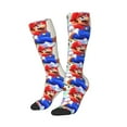 thumbnail image 2 of Saiise Mario Cc Funny Socks Men Women Boys Kids Adults Novelty Graphic Crew Tube Socks Crazy Design Casual Dress Socks for Sports,Running,Travel, 2 of 7