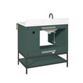 thumbnail image 3 of Avanity Paisley-Vs36 Paisley 36" Free Standing Single Basin Vanity Set - Everglade Green, 3 of 7