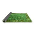 thumbnail image 2 of Ahgly Company Indoor Round Oriental Green Industrial Area Rugs, 6' Round, 2 of 4