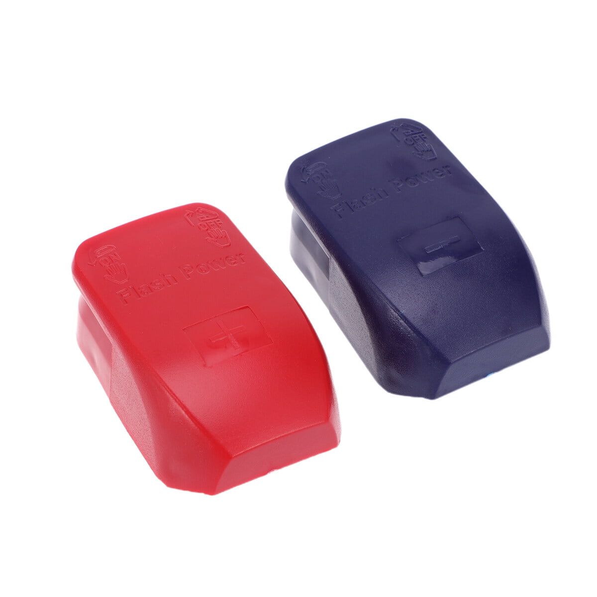 1 Pair Copper Car Battery Terminal Cap Cover Positive Nagative Clamp
