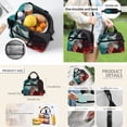 thumbnail image 4 of Jeiento 17 Inch Backpack And Lunch Box Set for Primary Elementary Kids Boys Fire Wolf Print Large Capacity 4-Piece School Bag Set (Backpack, Lunch Bag, Pencil Case, 2 Bookmarks), 4 of 7