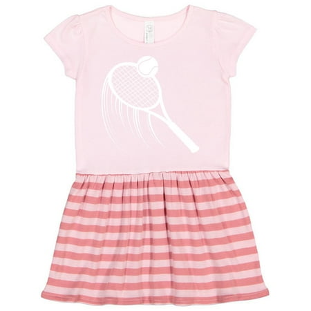 

Inktastic Swinging Tennis Racket Gift Toddler Girl Dress