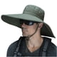 thumbnail image 2 of Sombreros para hombre, temperamento, ventilados, versátiles, de color sólido, con cordón, sombrero de pescador para hombre., 2 of 3