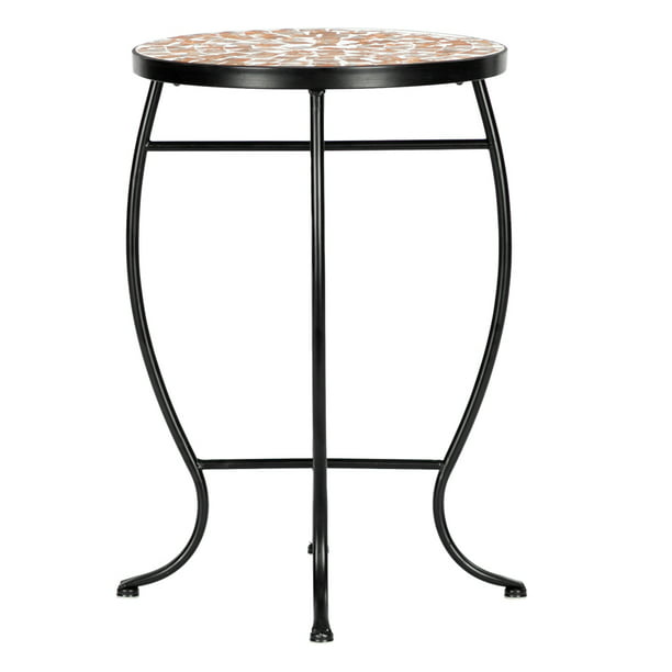 Brongsleet Stained Glass Mosaic Bistro, Pier 1 Outdoor Side Tables