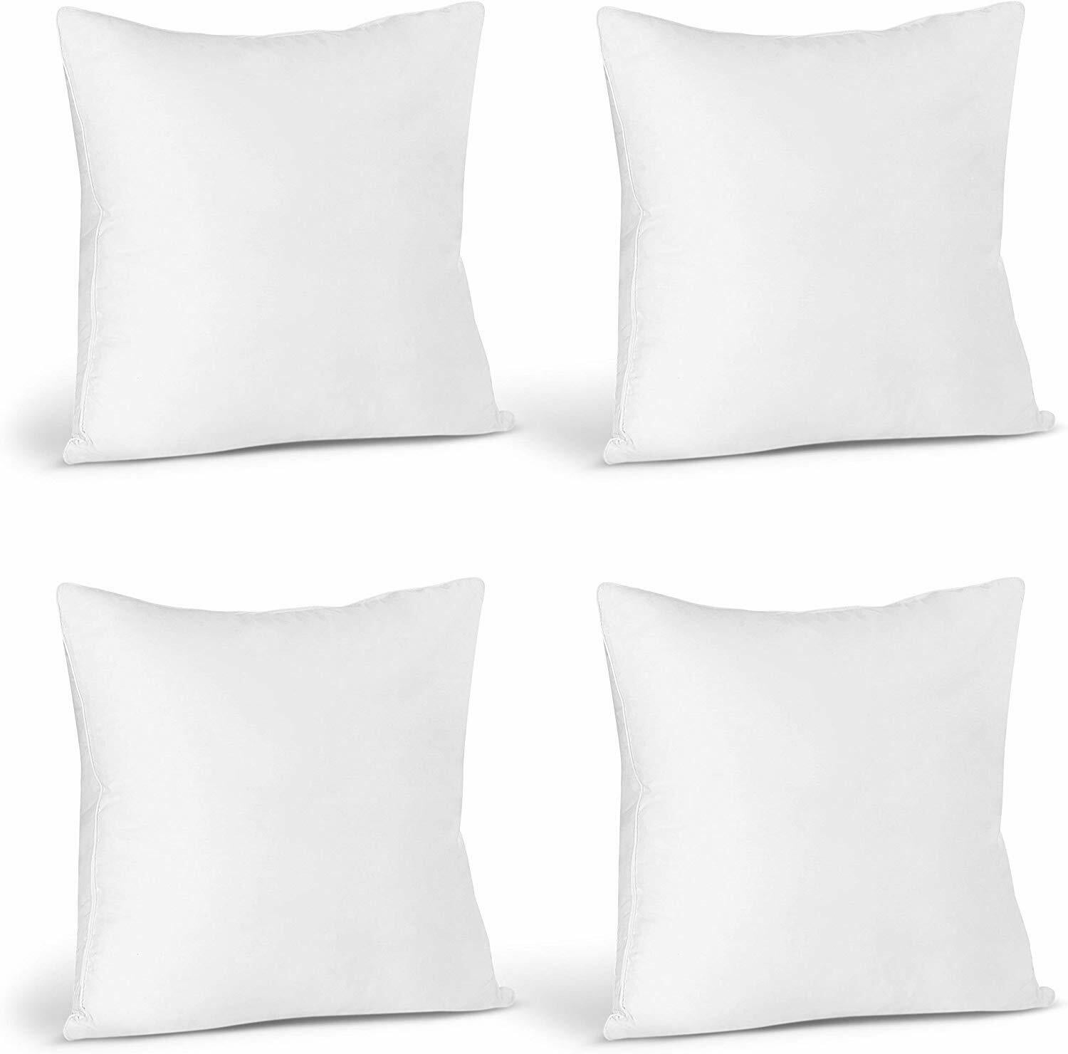 Utopia Bedding Throw Pillows Insert (Pack of 2, White) - 12 x 20 Inches Bed  and Couch Pillows - Indoor Decorative Pillows