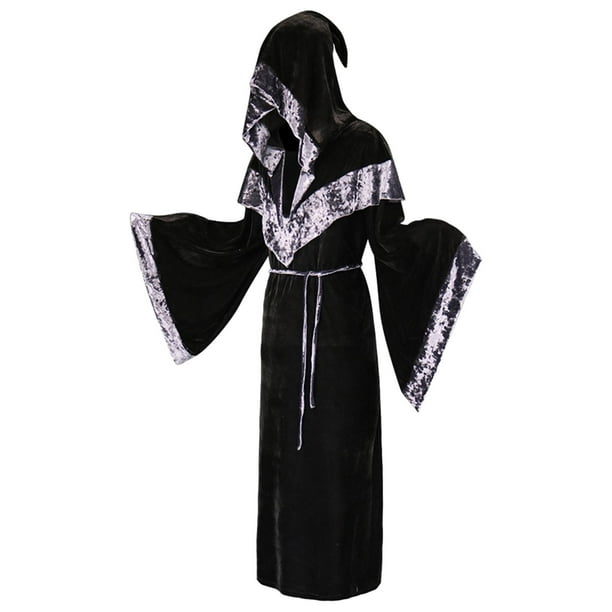 Vglook Capa De Terciopelo Con Capucha – Larga 150 Cm, Unisex Adulto, Disponible En 5 Colores, Perfecta Para Disfraces, Halloween Y Carnaval