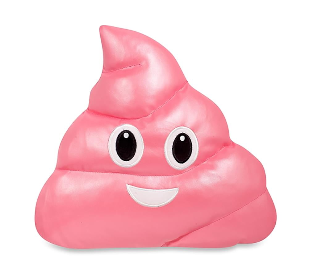 pink poop pillow