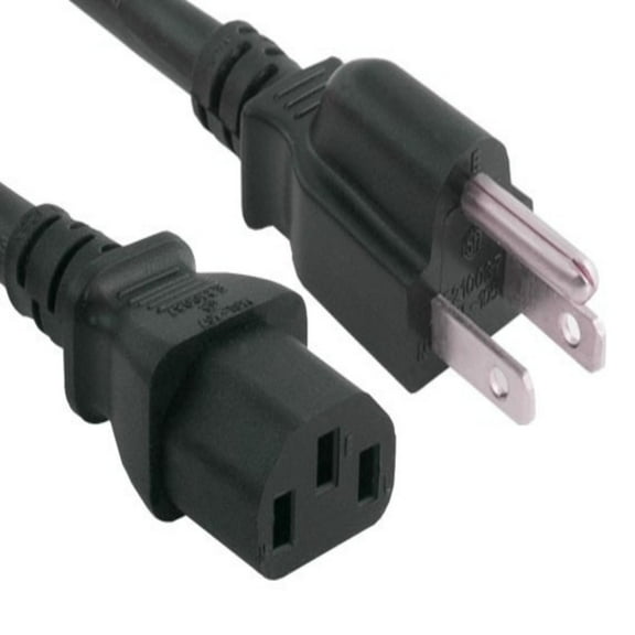 SANOXY Cables and Adapters;  6ft 16 AWG Universal Power Cord (IEC320 C13 to NEMA 5-15P)