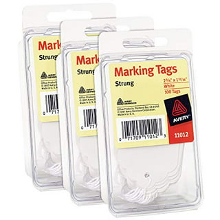 Avery Price Tags with String Attached, 11.5 pt. Stock, 4-3/4 x 2-3/8