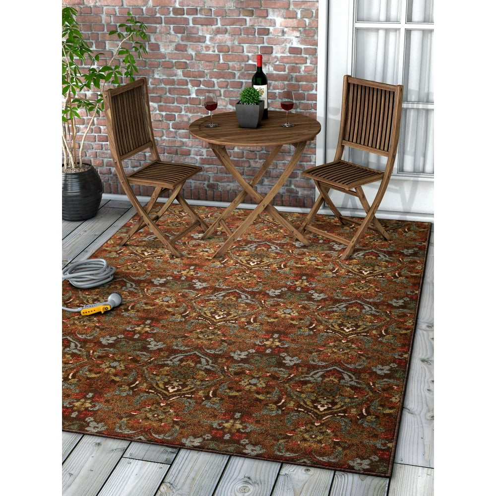 Well Woven Kings Court Florence Traditional Persian Brown Machine